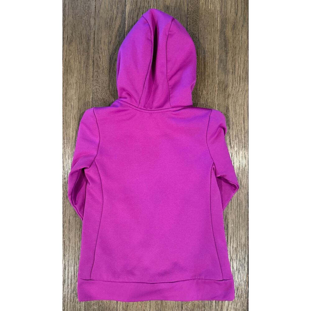 Nike Sportswear Girls Purple Therma Hoodie Sweatshirt - Picture 2 of 5